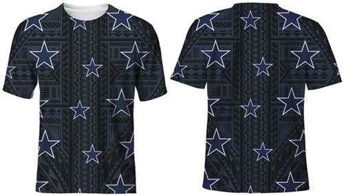 Men's Dallas Cowboys Navy T-Shirt - Click Image to Close