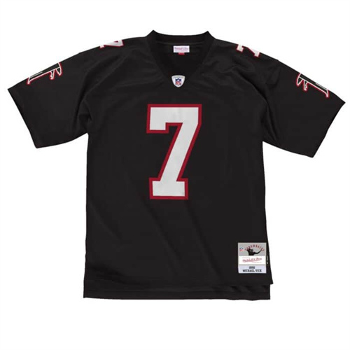 Men's Atlanta Falcons #7 Michael Vick Black 2002 Stitched Jersey