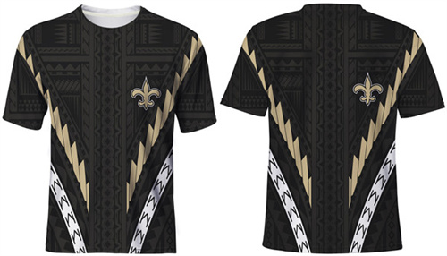 Men's New Orleans Saints Black T-Shirt