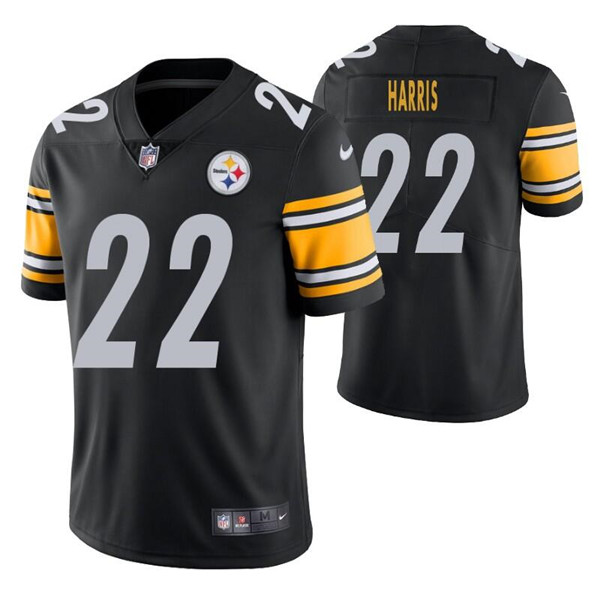 Men's Pittsburgh Steelers #22 Najee Harris Black 2021 Vapor Untouchable Limited Stitched NFL Jersey