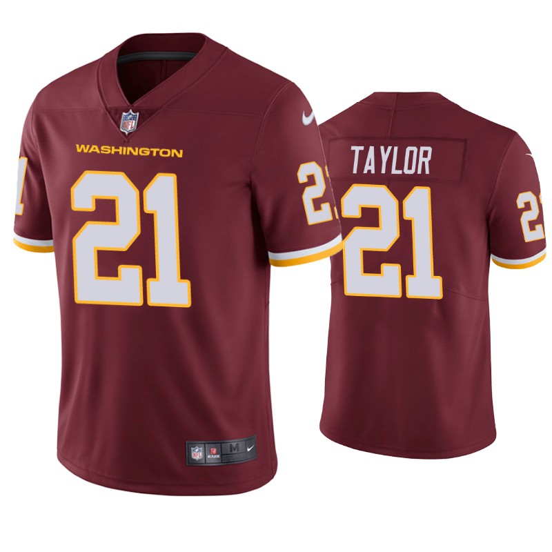 Men's Washington Football Team #21 Sean Taylor Red Vapor Untouchable Limited Stitched NFL Jersey