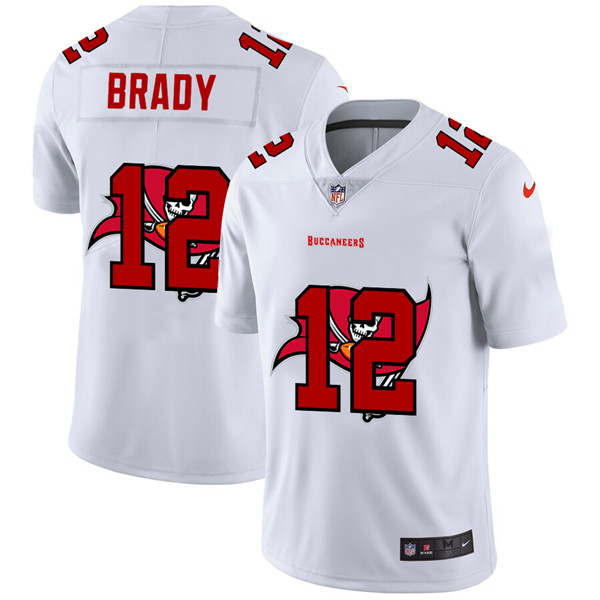 Men's Tampa Bay Buccaneers #12 Tom Brady White Stitched NFL Jersey