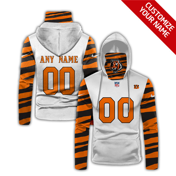 Men's Cincinnati Bengals Customize Hoodies Mask 2020