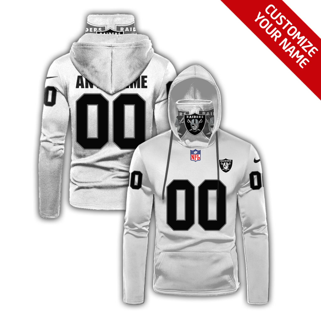 Men's Las Vegas Raiders Customize Hoodies Mask 2020