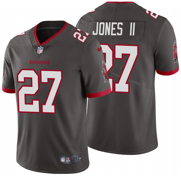 Men's Tampa Bay Buccaneers #27 Ronald Jones II 2020 Grey Vapor Untouchable Limited Stitched Jersey