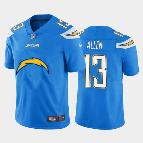 Men's Los Angeles Chargers #13 Keenan Allen Blue 2020 Team Big Logo Limited Stitched NFL Jersey