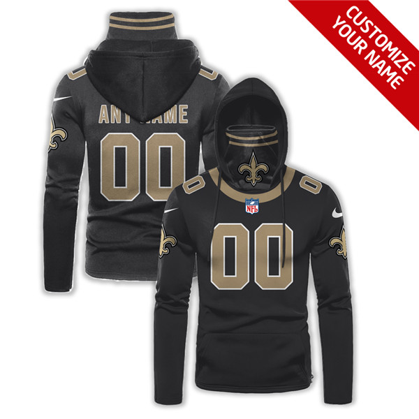 Men's New Orleans Saints Customize Hoodies Mask 2020