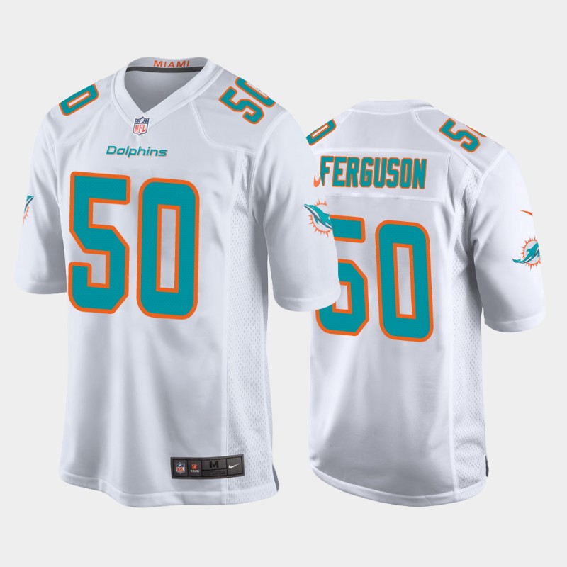 Men's Miami Dolphins #50 Blake Ferguson 2020 White Stitched NFL Jersey - Click Image to Close