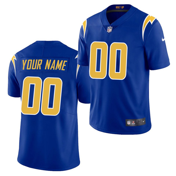 Men's Los Angeles Chargers ACTIVE PLAYER Custom Stitched NFL Jersey