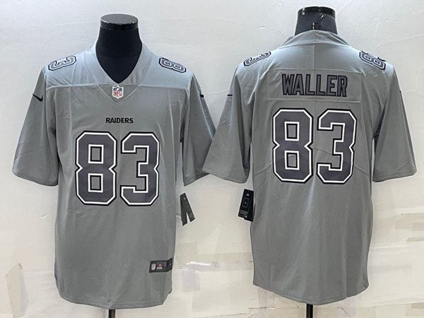 Men's Las Vegas Raiders #83 Darren Waller Gray Atmosphere Fashion Stitched Jersey