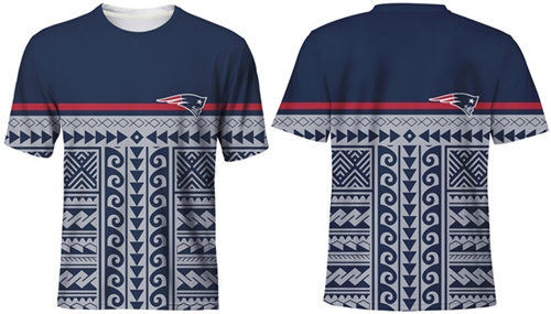 Men's New England Patriots Navy T-Shirt