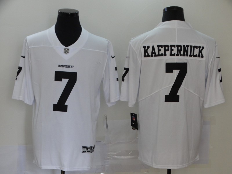 Men's San Francisco 49ers #7 Colin Kaepernick White Vapor Untouchable Limited Stitched NFL Jersey