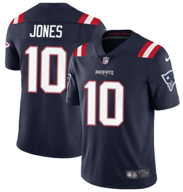 Men's New England Patriots #10 Mac Jones Navy 2021 Vapor Untouchable Limited Stitched NFL Jersey