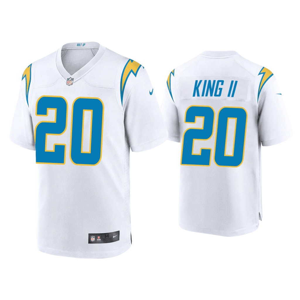 Men's Los Angeles Chargers #20 Desmond King II 2020 White Stitched NFL Jersey