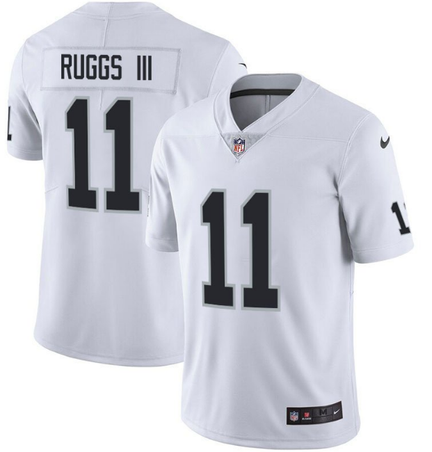 Men's Oakland Raiders #11 Henry Ruggs III 2020 White Vapor Limited Stitched Jersey