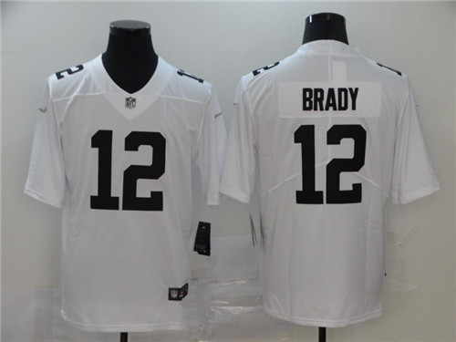 Men's Tampa Bay Buccaneers #12 Tom Brady White Stitched NFL Jersey