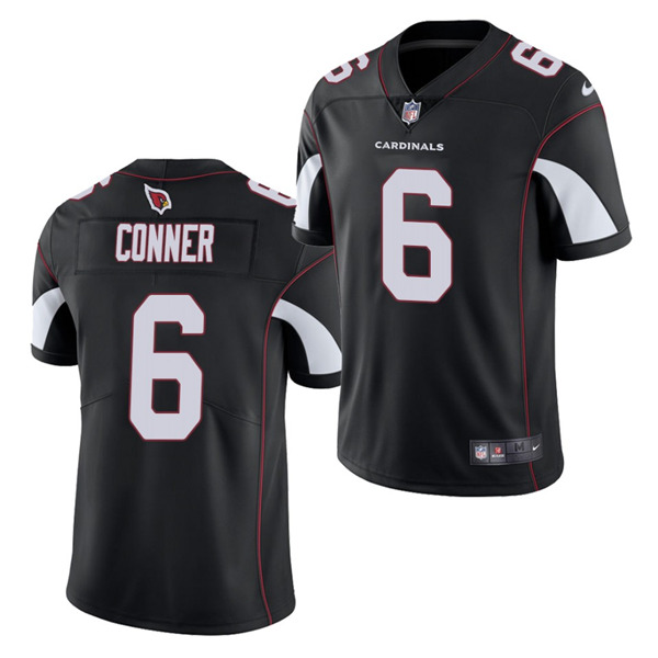 Men's Arizona Cardinals #6 James Conner 2021 Black Vapor Untouchable Limited Stitched NFL Jersey