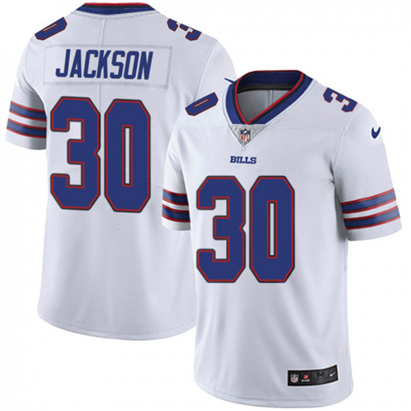 Men's Buffalo Bills #30 Dane Jackson White Vapor Untouchable Limited Stitched Jersey - Click Image to Close