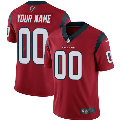 Houston Texans ACTIVE PLAYER custom 2023 Draft Red Vapor Untouchable Limited Stitched Jersey