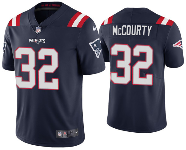 Men's New England Patriots #32 Devin McCourty 2020 Navy Vapor Untouchable Limited Stitched NFL Jersey