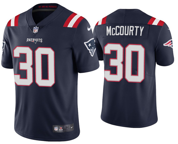 Men's New England Patriots #30 Jason McCourty 2020 Navy Vapor Untouchable Limited Stitched NFL Jersey