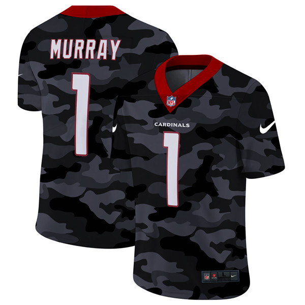 Men's Arizona Cardinals #1 Kyler Murray 2020 Camo Limited Stitched NFL Jersey - Click Image to Close