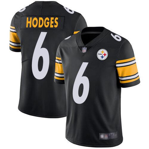 Men's Pittsburgh Steelers #6 Devlin Hodges Black Vapor Untouchable Limited Stitched NFL Jersey - Click Image to Close