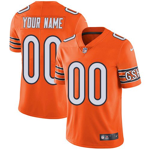 Men's Bears ACTIVE PLAYER Orange Alternate Vapor Untouchable NFL Stitched Limited Jersey