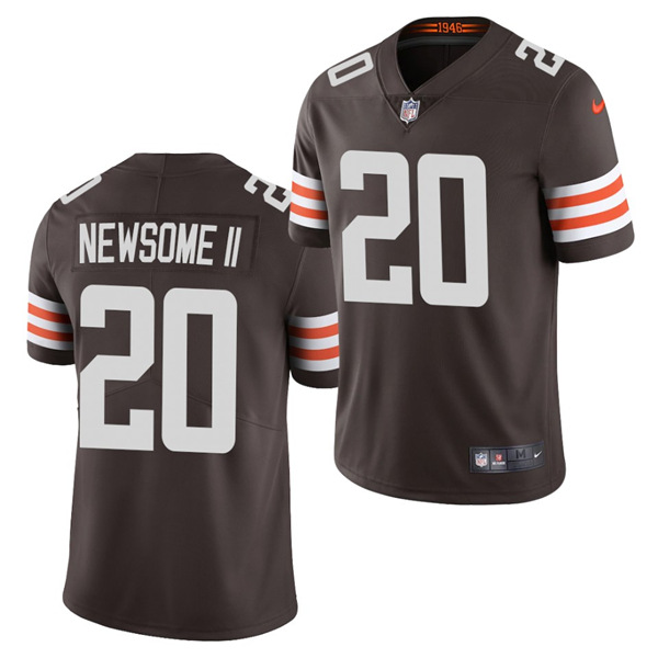 Men's Cleveland Browns #20 Greg Newsome II Brown 2021 Vapor Untouchable Limited Stitched NFL Jersey