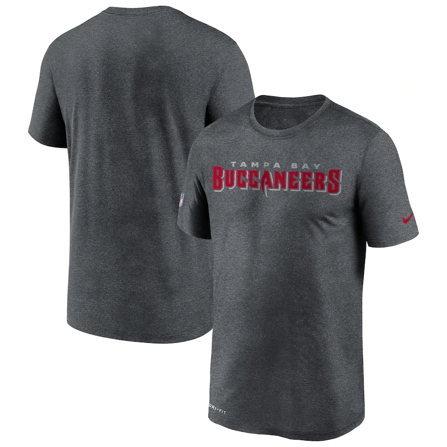 Tampa Bay Buccaneers 2020 Grey Sideline Impact Legend Performance NFL T-Shirt (All Size)