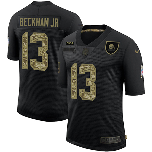 2020 Black Camo Salute To Service Limited Stitched NFL Jersey