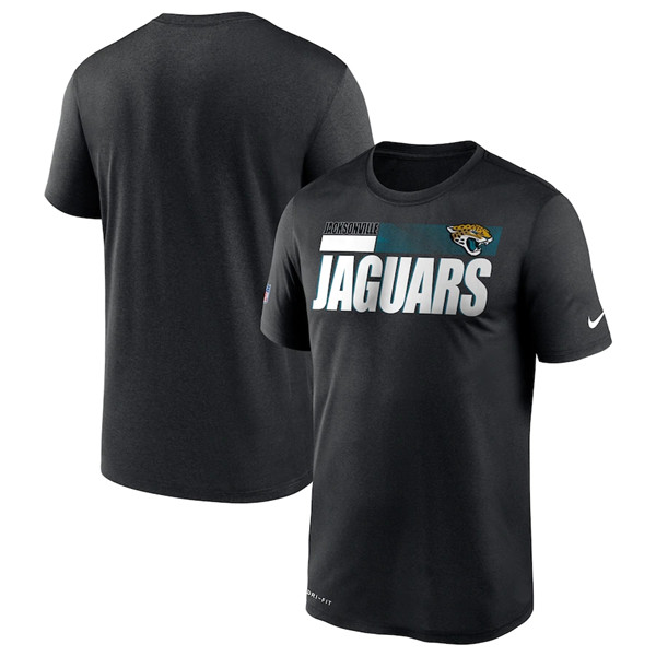 Jacksonville Jaguars 2020 Black Sideline Impact Legend Performance NFL T-Shirt (All Size)