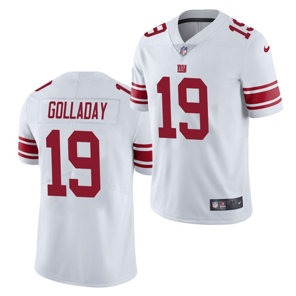 Men's New York Giants #19 Kenny Golladay White NFL Stitched Jersey