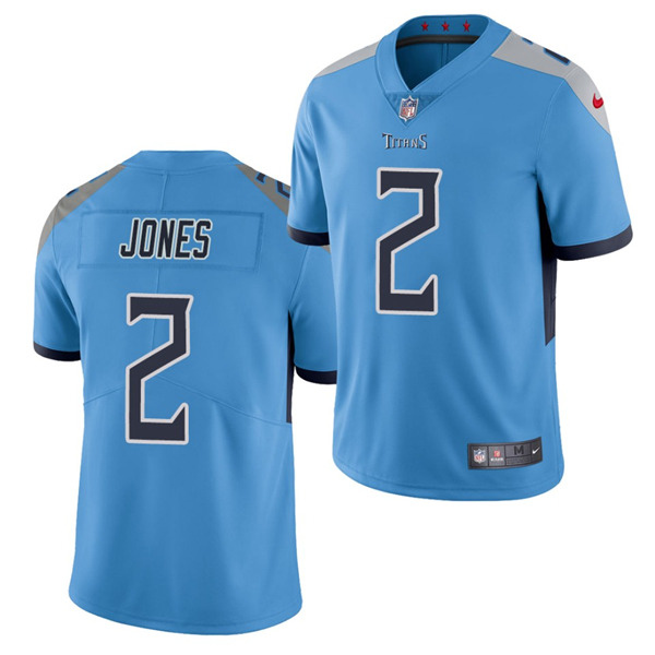 Men's Tennessee Titans #2 Julio Jones Light Blue Vapor Untouchable Stitched NFL Jersey