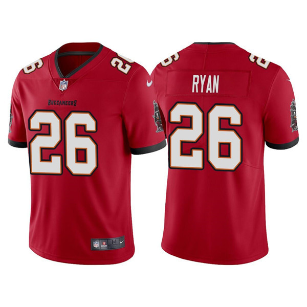 Men's Tampa Bay Buccaneers #26 Logan Ryan Red Vapor Untouchable Limited Stitched Jersey - Click Image to Close