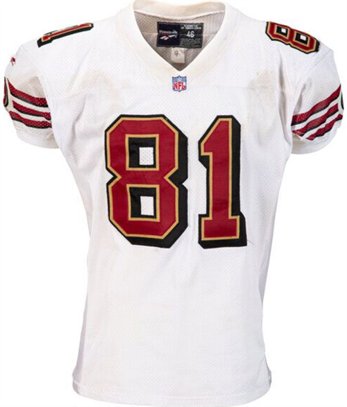 Men's San Francisco 49ers Custom White 1997-98 Stitched Jersey