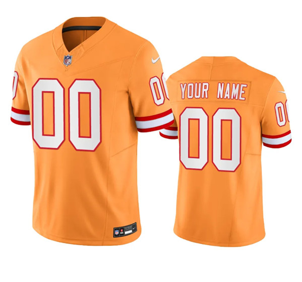 Tampa Bay Buccaneers Active Player custom Orange Throwback Limited Stitched Jersey