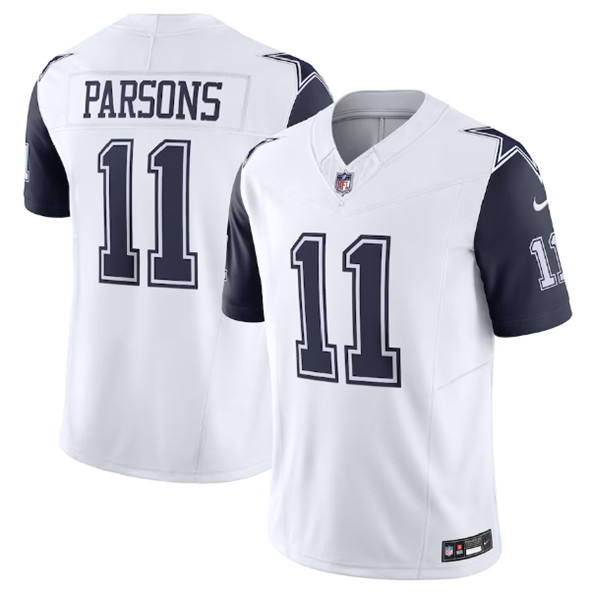 Dallas Cowboys #11 Micah Parsons White 2023 F.U.S.E. Vapor Limited Stitched Football Jersey