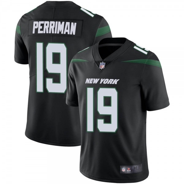 Men's New York Jets #19 Breshad Perriman Black Vapor Untouchable Limited Stitched NFL Jersey