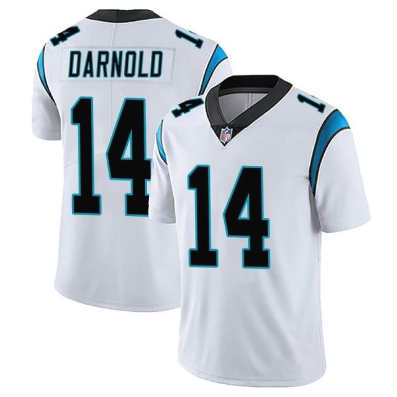 Men's Carolina Panthers #14 Sam Darnold White Vapor Untouchable Limited Stitched NFL Jersey