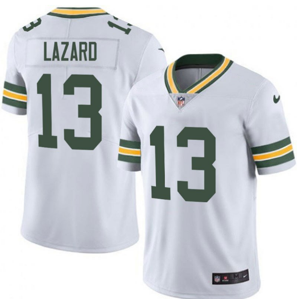 Men's Green Bay Packers #13 Allen Lazard White Vapor Untouchable Limited Stitched NFL Jersey