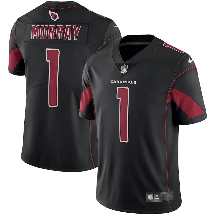 Arizona Cardinals #1 Kyler Murray Black Color Rush Vapor Limited Jersey