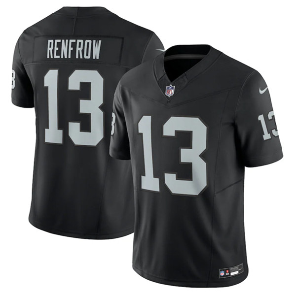 Las Vegas Raiders #13 Hunter Renfrow Black 2023 F.U.S.E Vapor Untouchable Stitched Football Jersey