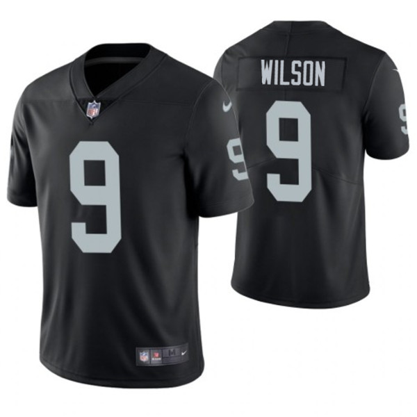 Las Vegas Raiders #9 Tyree Wilson Black 2023 Draft Vapor Limited Stitched Football Jersey - Click Image to Close