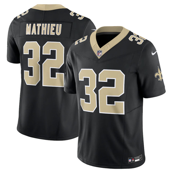 New Orleans Saints #32 Tyrann Mathieu Black 2023 F.U.S.E. Vapor Untouchable Limited Stitched Jersey