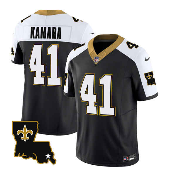 Men's New Orleans Saints #41 Alvin Kamara Black 2023 F.U.S.E. 1987 Legacy Vapor Stitched Jersey