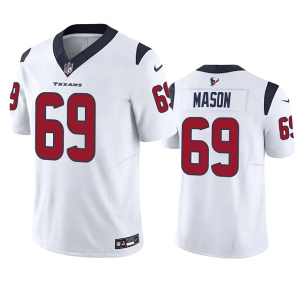 Houston Texans #69 Shaq Mason White 2023 F.U.S.E Vapor Untouchable Stitched Football Jersey