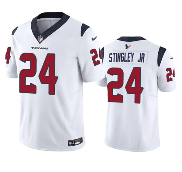 Houston Texans #24 Derek Stingley Jr. White 2023 F.U.S.E Vapor Untouchable Stitched Football Jersey