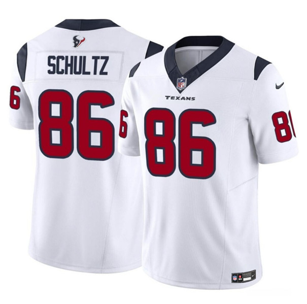 Men's Houston Texans #86 Dalton Schultz White 2023 F.U.S.E Vapor Untouchable Football Stitched Jersey - Click Image to Close