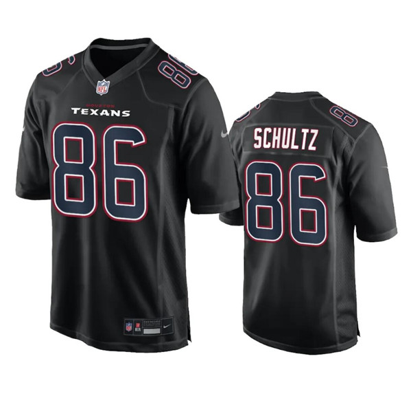 Men's Houston Texans #86 Dalton Schultz Black Fashion Vapor Untouchable Limited Football Stitched Jersey